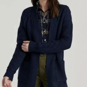 Lucky Brand Venice Cable Oversized Cardigan E14